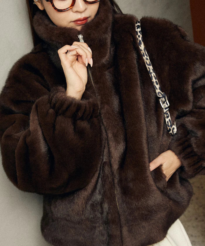 Short Length Fake Fur Blouson Limited Release