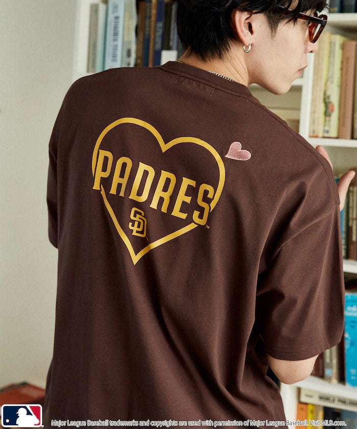 MLB Back Print Heart T-Shirt