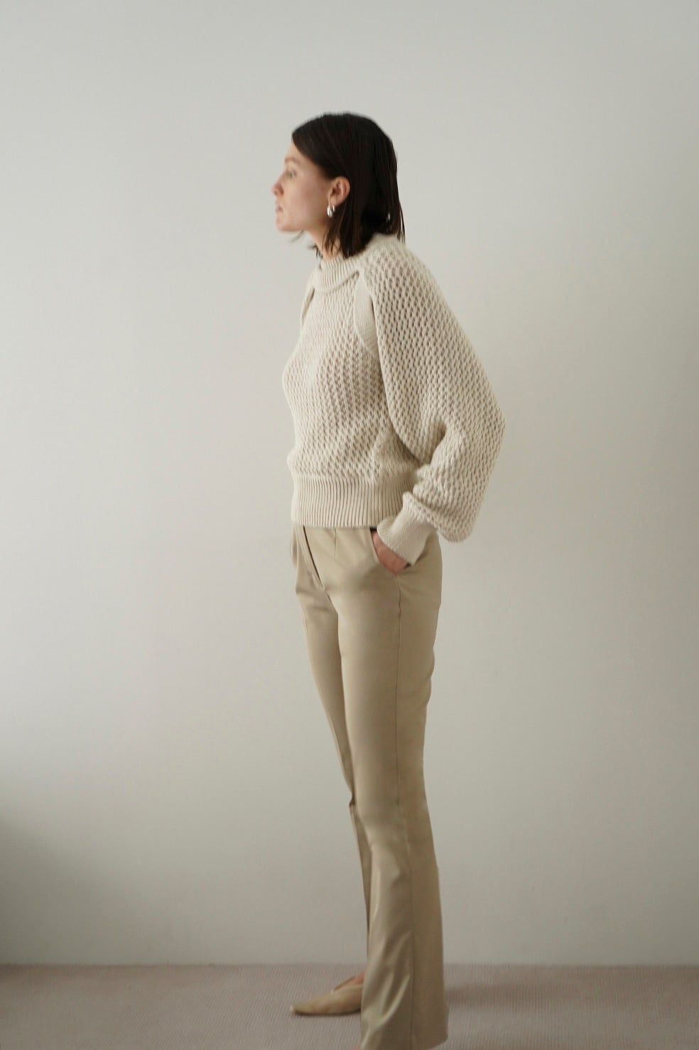CENTER PRESS BOOTCUT PANTS