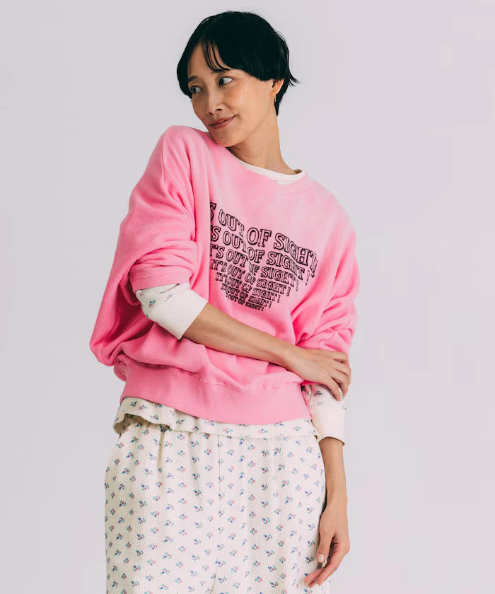 Fade Print Dolman Sweat