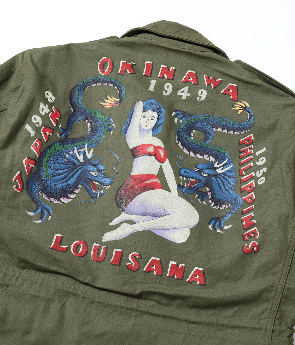 Type M-1943 ���BUZZ RICKSON MFG. CO.��� HAND PAINT "DRAGON & LADY"