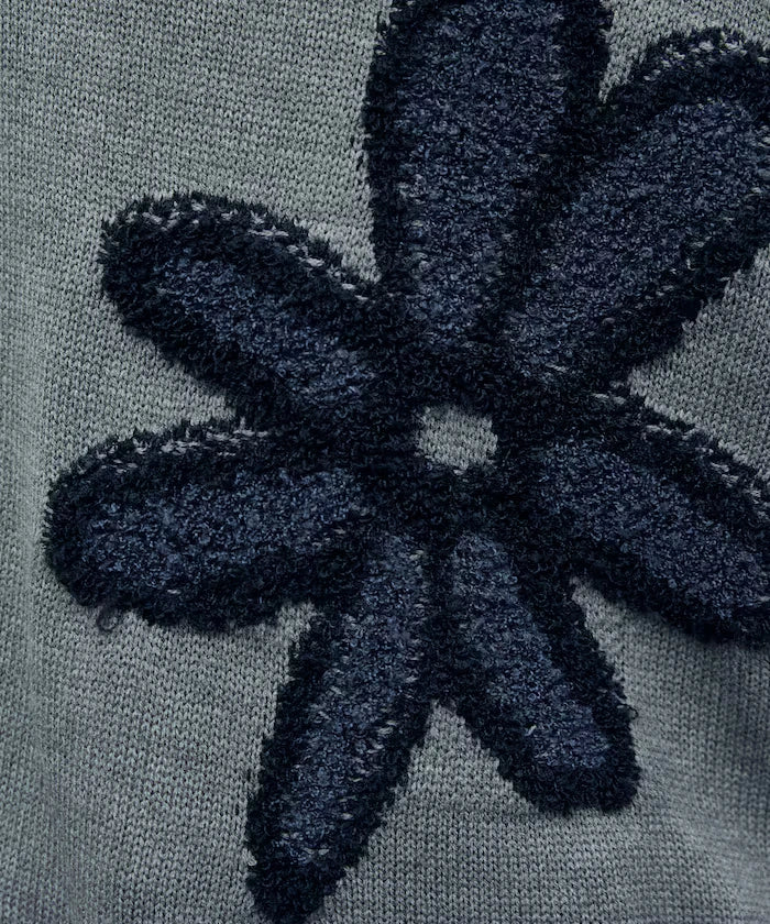 Boucle Flower Pullover Knit [Limited Edition]