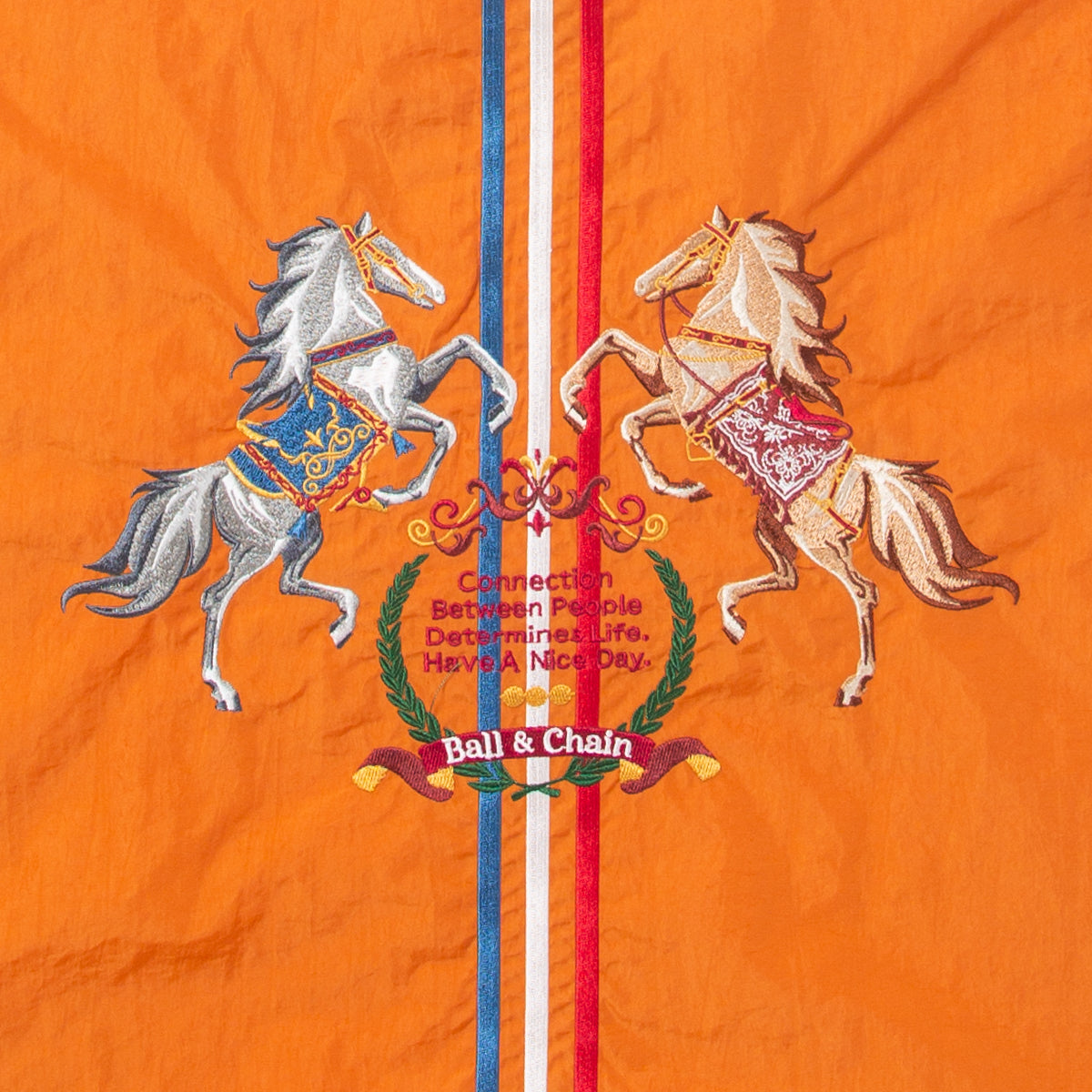 Two Horses Large #07 Orange-301124