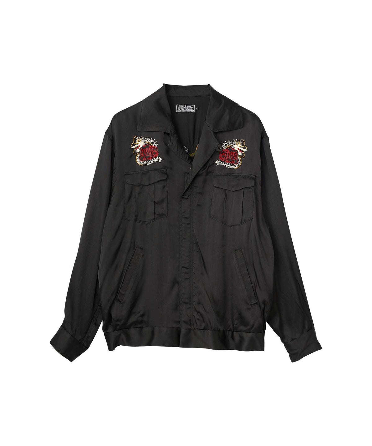 DRAGON FLAME Embroidered Souvenir Shirt