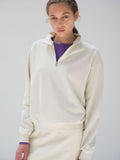 SUPER HIGH GAUGE SWEAT HALF ZIP P/O