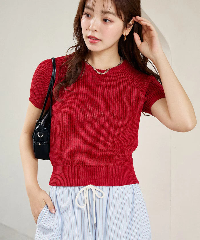 Compact Summer Knit with Purl Stitch - Limited Expansion