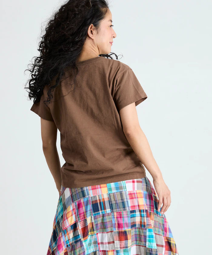 Oil Cut Processing Crew Neck T-Shirt