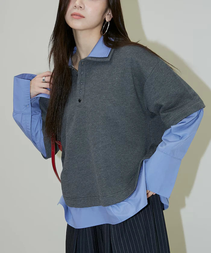 Shirt Layered Polo Top Limited Edition