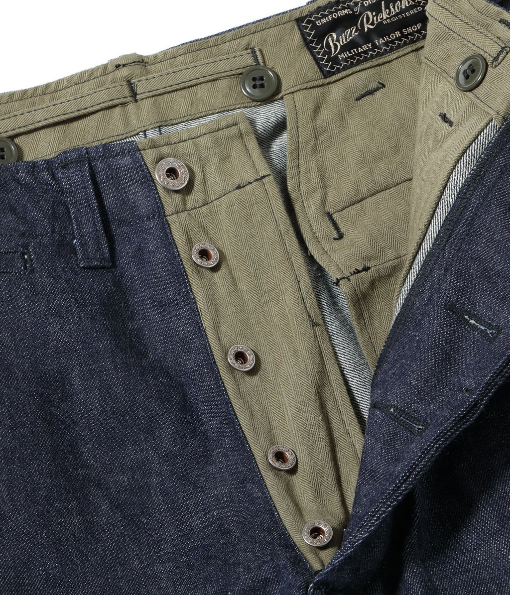 TROUSERS, FIELD, Type M-1943 ���DENIM CIVILIAN MODEL���