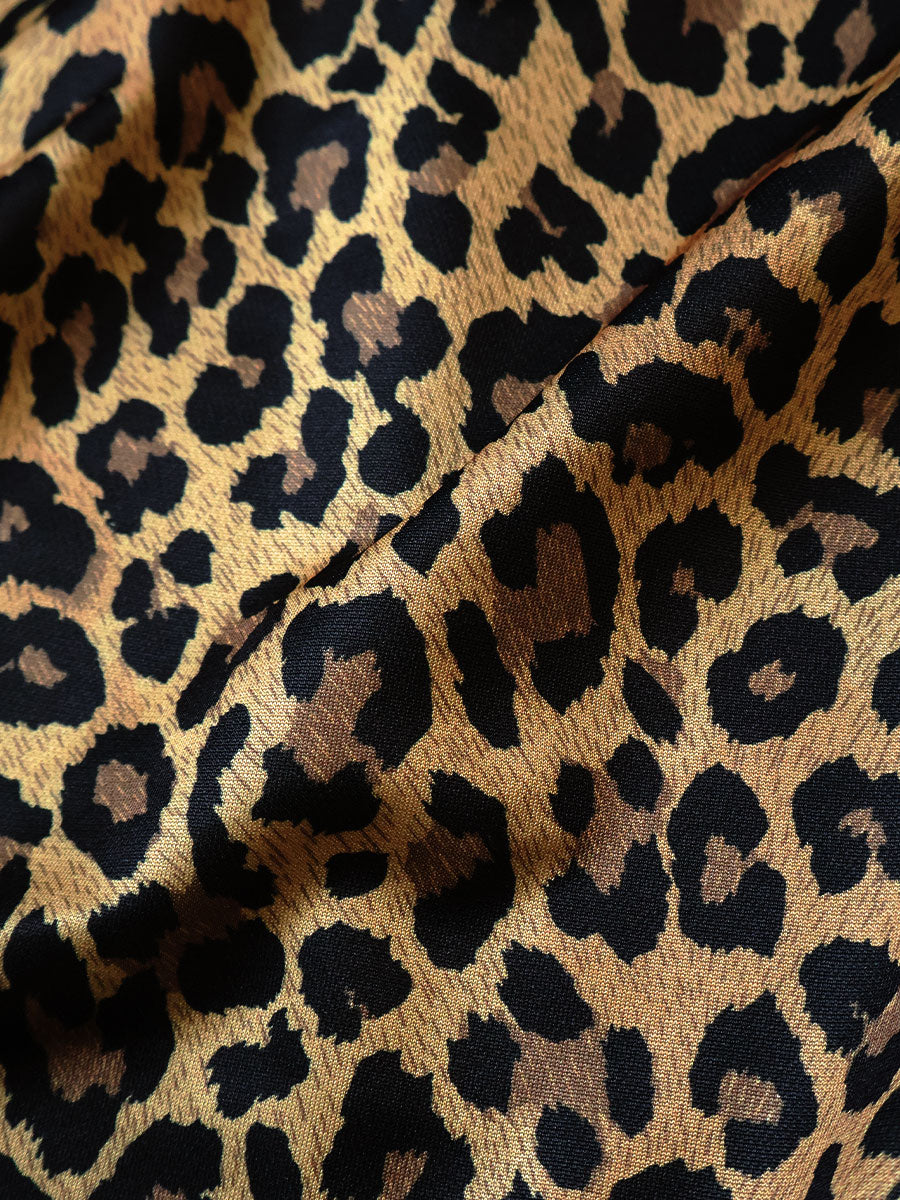 Smooth Jersey Leopard Pattern Stuntman & Wo...