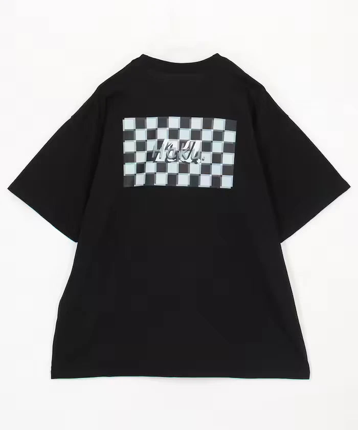 Haku. × FREAK'S STORE Multi-Function Back Print Crew Neck T-Shirt