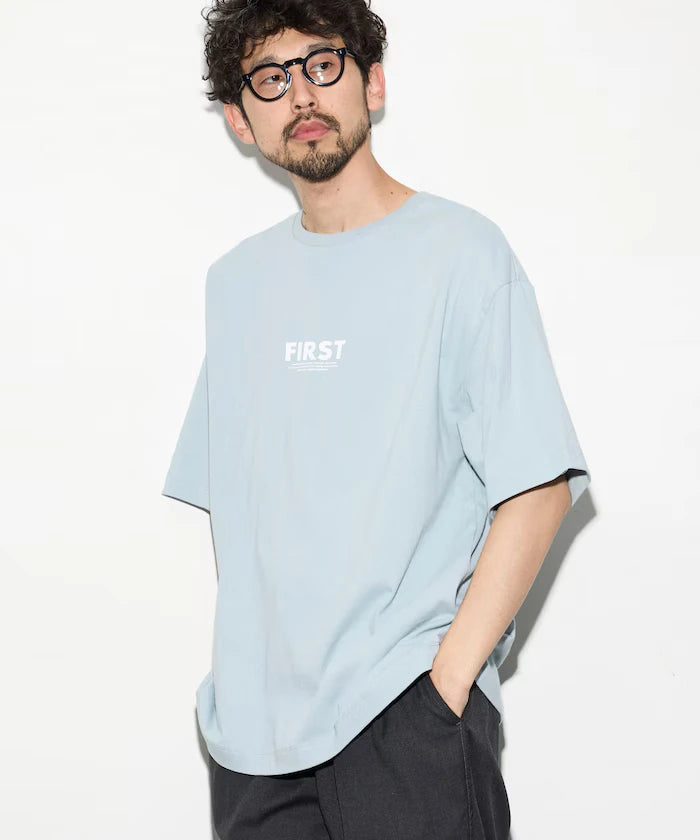 6 Ounce Front Logo Print Crew Neck T-Shirt / Back Print T-Shirt PRINT FRESH FIRST