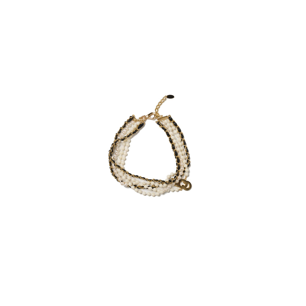 CO2 STARAND NECKLACE : GOLD