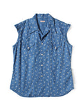 Dobby Stripe IDG Discharge pt Love-ly Western Shirt