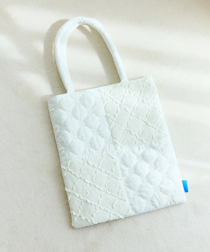 Flower Quilt Patchwork Tote Bag