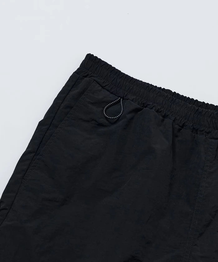 Nylon Sleek Water Length Baggy Shorts
