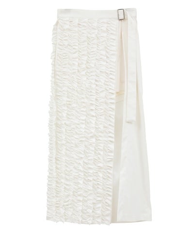 FRILL WRAP SKIRT