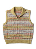 5G Fair Isle Half ZIP Vest