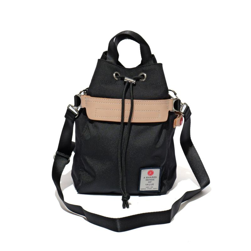 HIGHDENSITY DRAW STRING BAG/BLACK