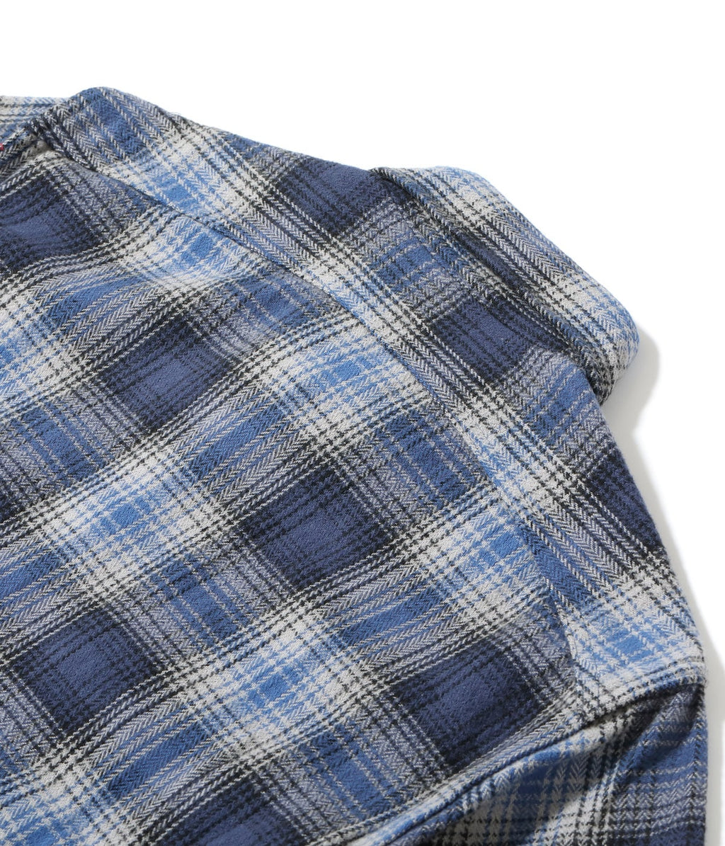 FICTION ROMANCE HERRINGBONE TWILL CHECK WORK SHIRT