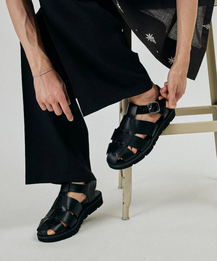 Rain And Shine Leatherette Gurkha Sandals