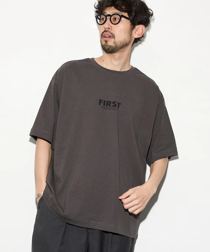 6 Ounce Front Logo Print Crew Neck T-Shirt / Back Print T-Shirt PRINT FRESH FIRST