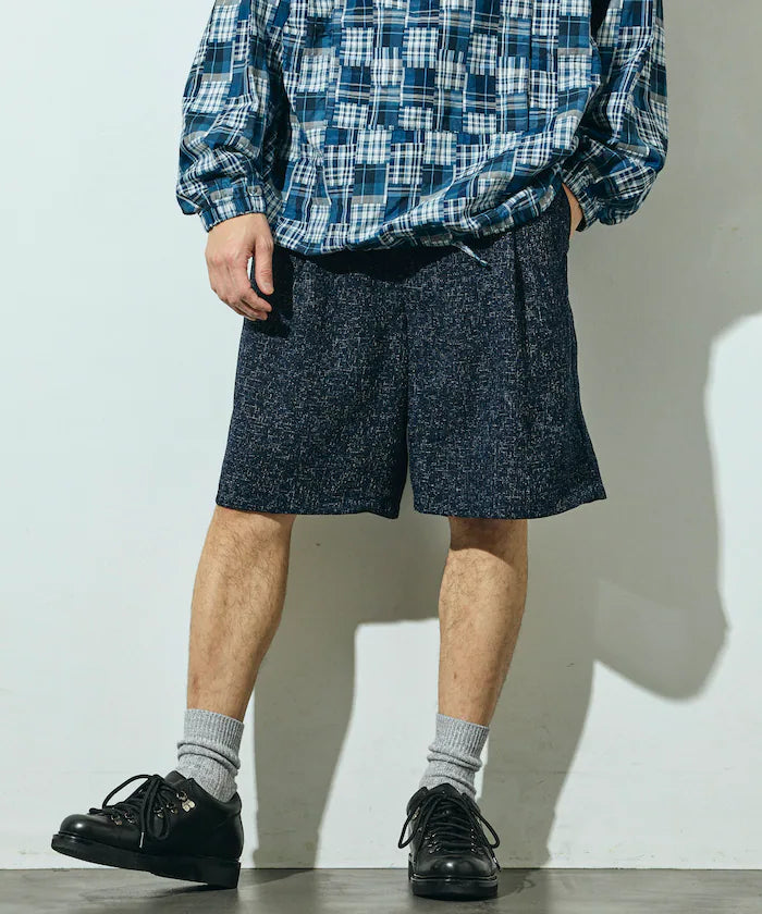 Summer Tweed Easy Wide Shorts / Compatible with Setup