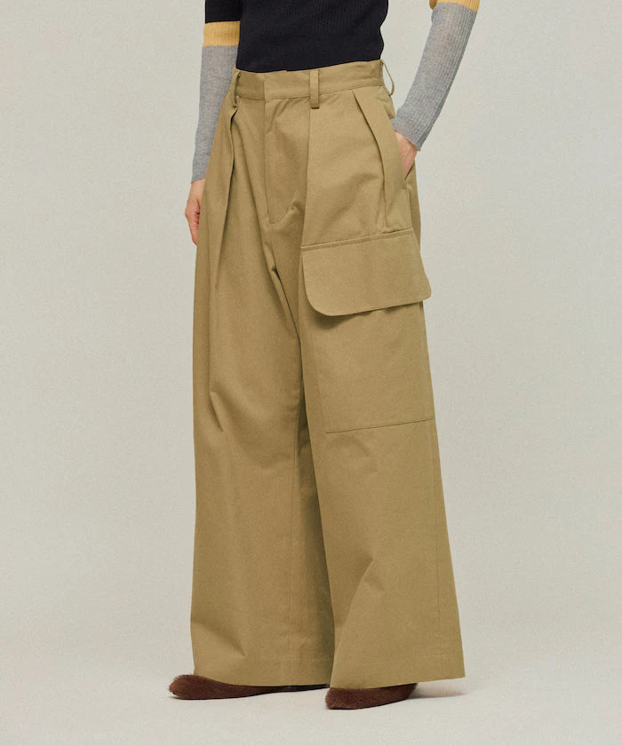 High Count Chino Wide Pants