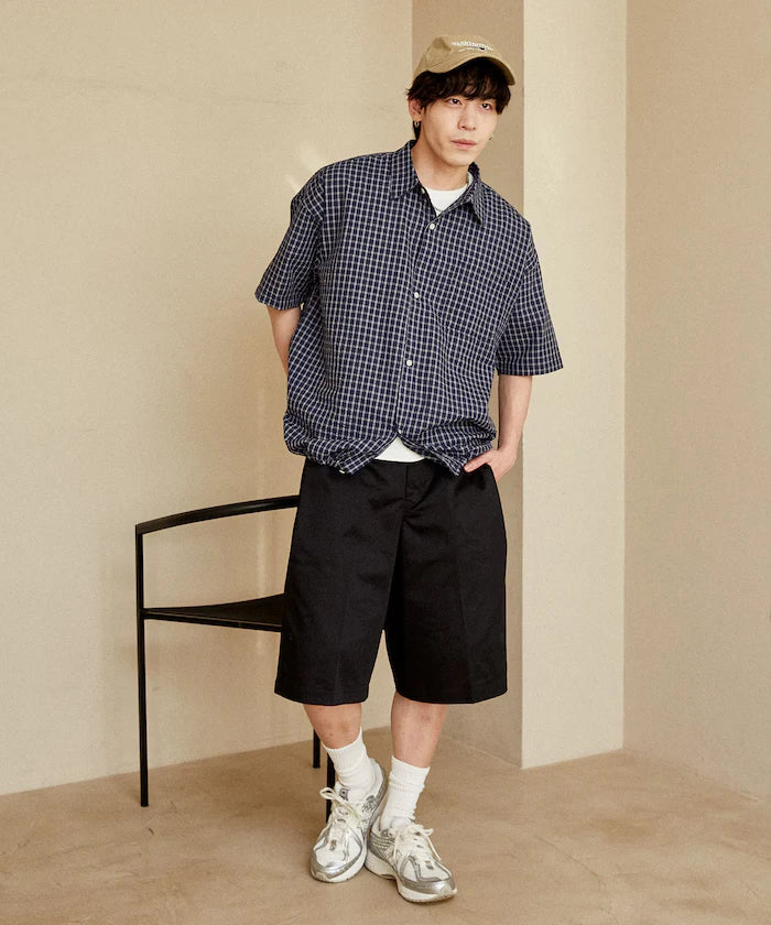 LOVE POP STUDIO Regular Color Half Sleeve Shirt Limited Edition