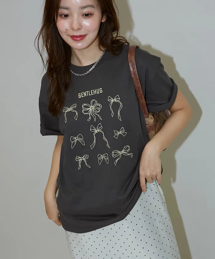 Ribbon Embroidery T-Shirt Limited Edition