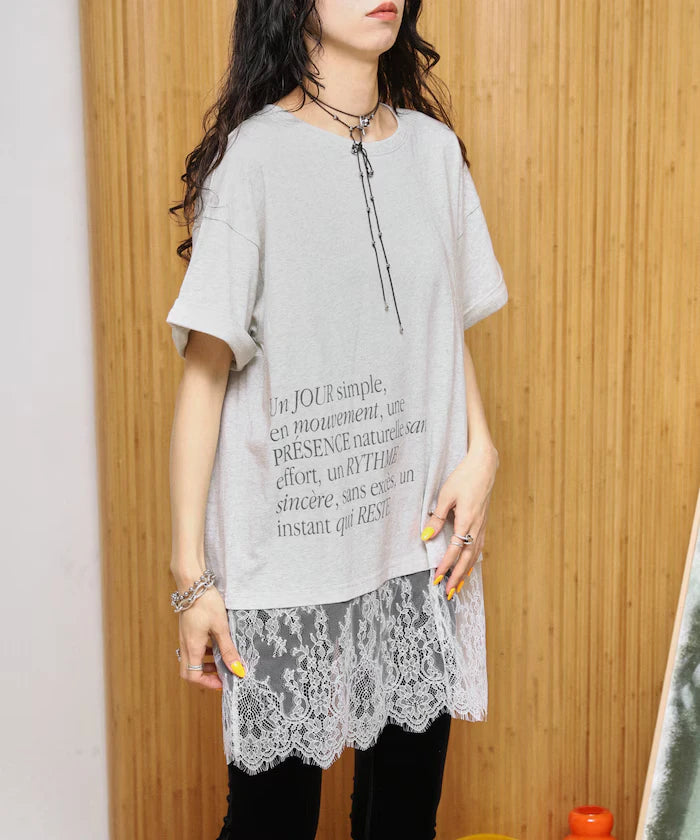 Lacedocking Print T-Shirt 【Limited Edition】