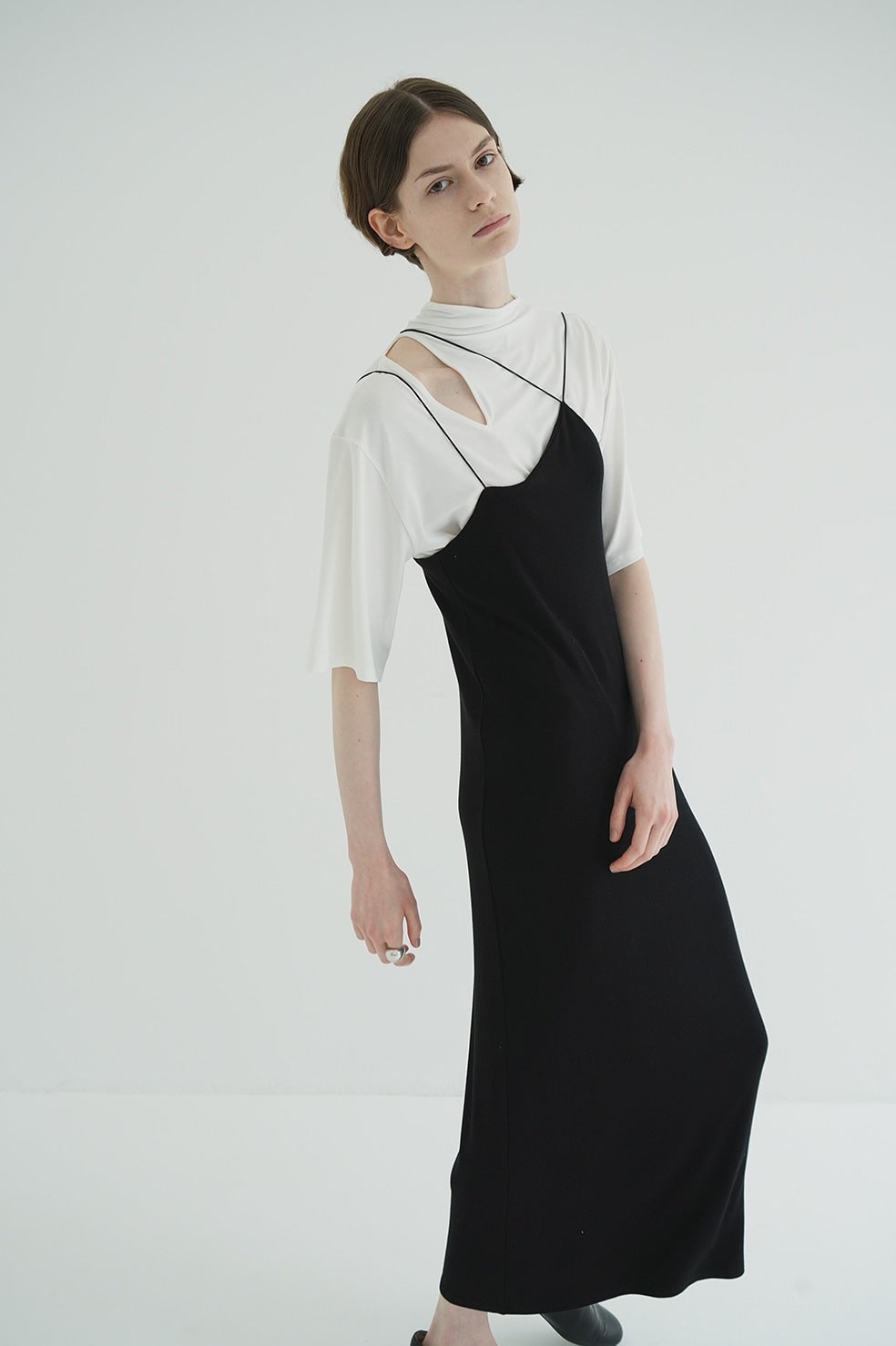 THIN CODE TIGHT RIB SKIRT