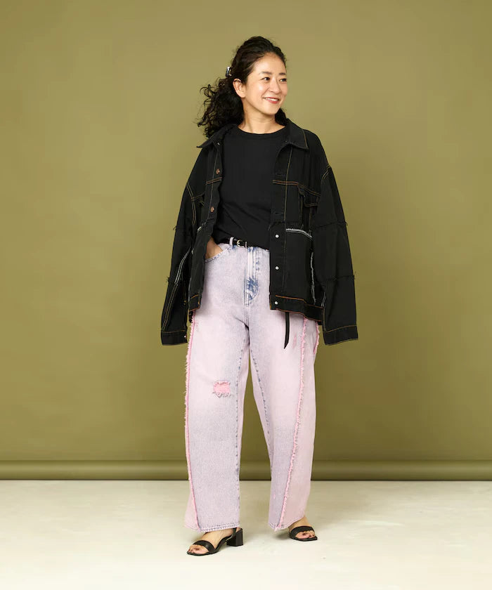Colorful Curve Denim