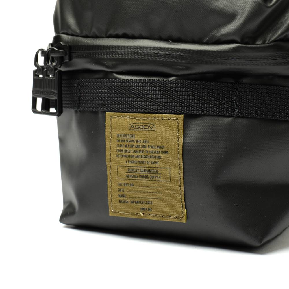 NYLON POLYCARBONATE 2ROOM POUCH sizeS/ BLACK