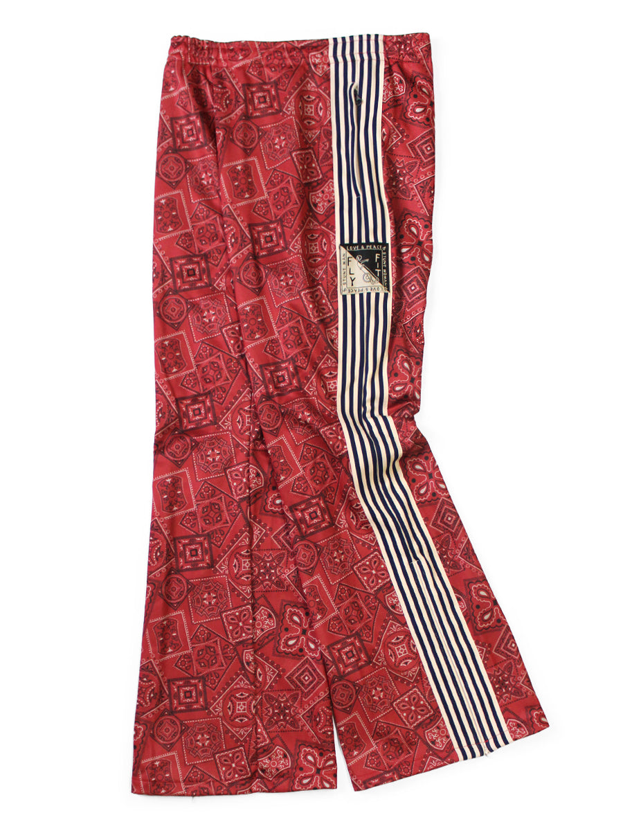 Smooth Jersey COOKIE Bandana Pattern Track Pants