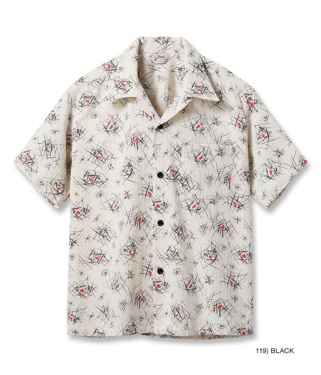 Dobby Cotton Open Shirt “Atomic”