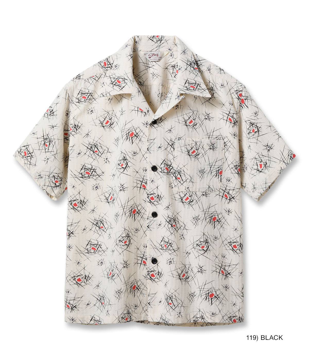 Dobby Cotton Open Shirt “Atomic”