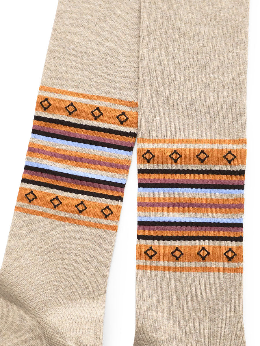 144 Pieces Gypsy Border High Socks