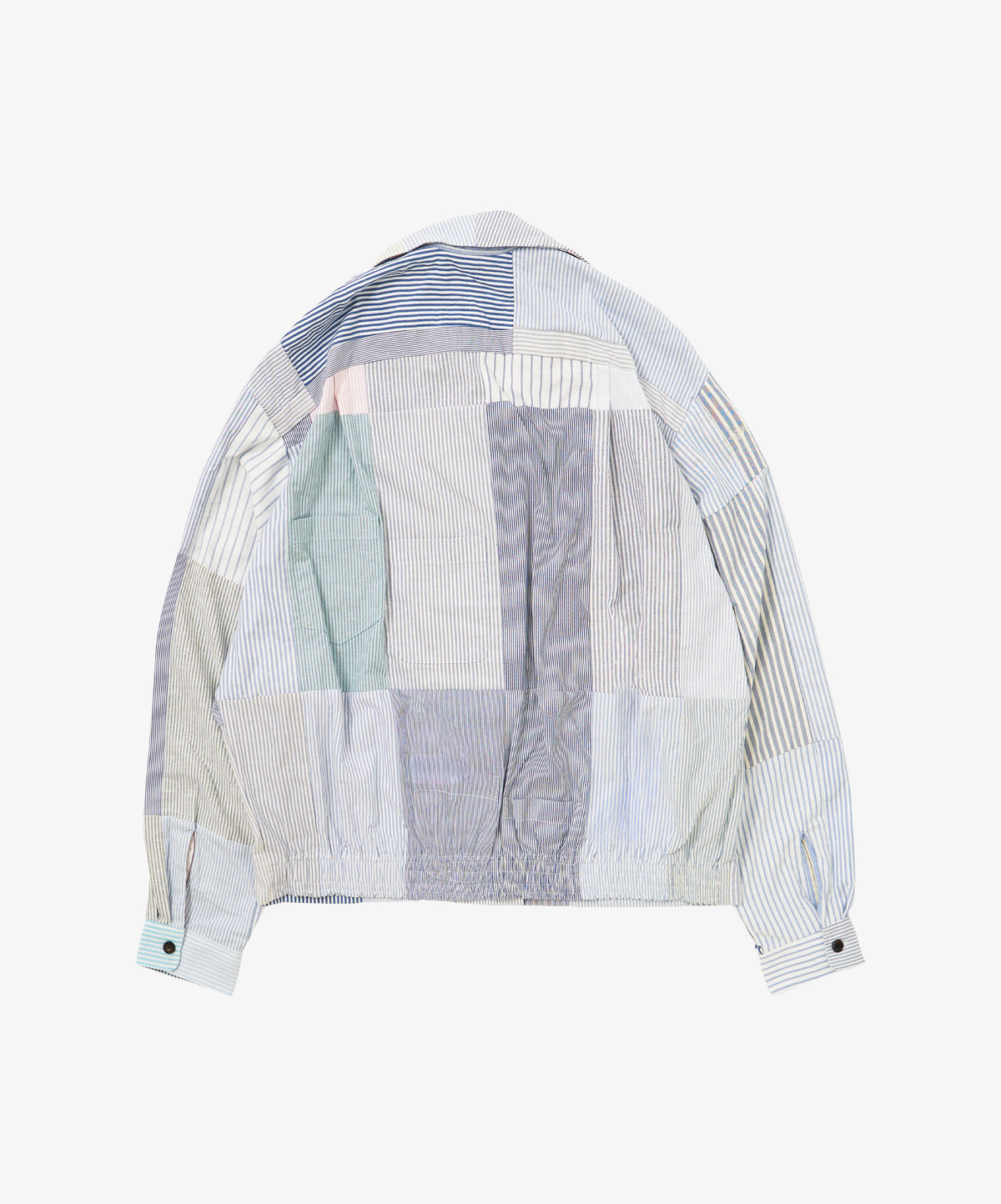 rib blouson oxford stripe seven