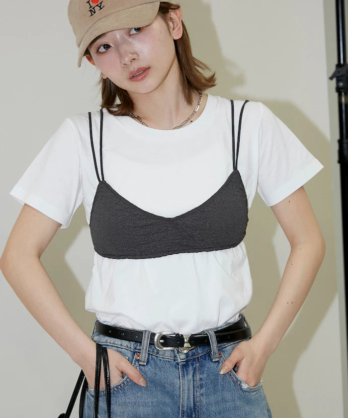 <Set Item> Chibi Bra Set T-Shirt Limited Release
