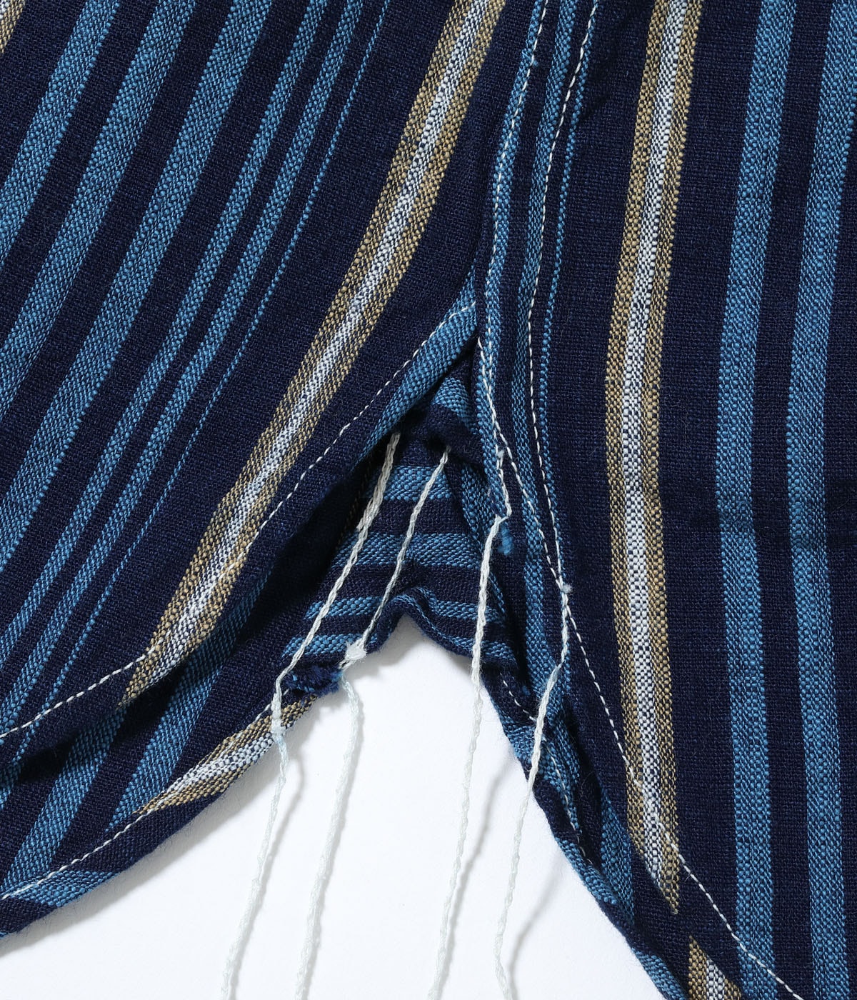 FICTION ROMANCE 5.5oz. INDIGO STRIPE WORK SHIRT