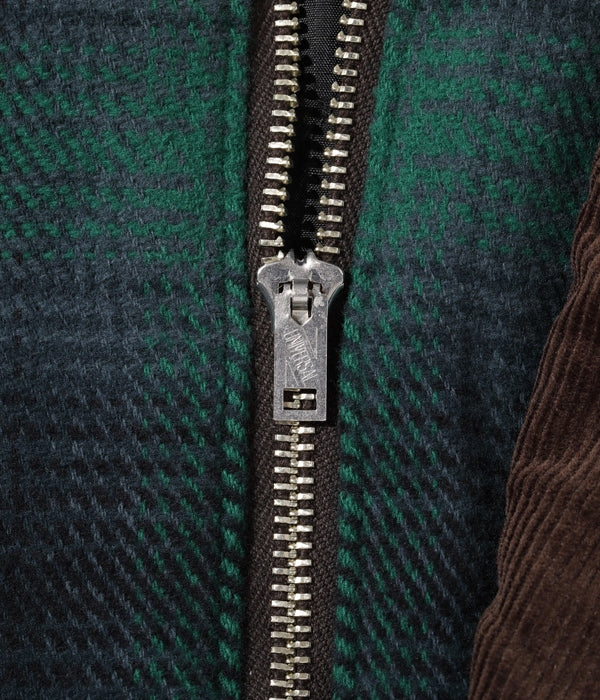 OMBRE PLAID HEAVY FLANNEL HUNTING JACKET