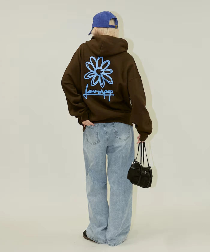 LOVE POP STUDIO FLOWER GRAPHIC HOODIE【Limited Edition】