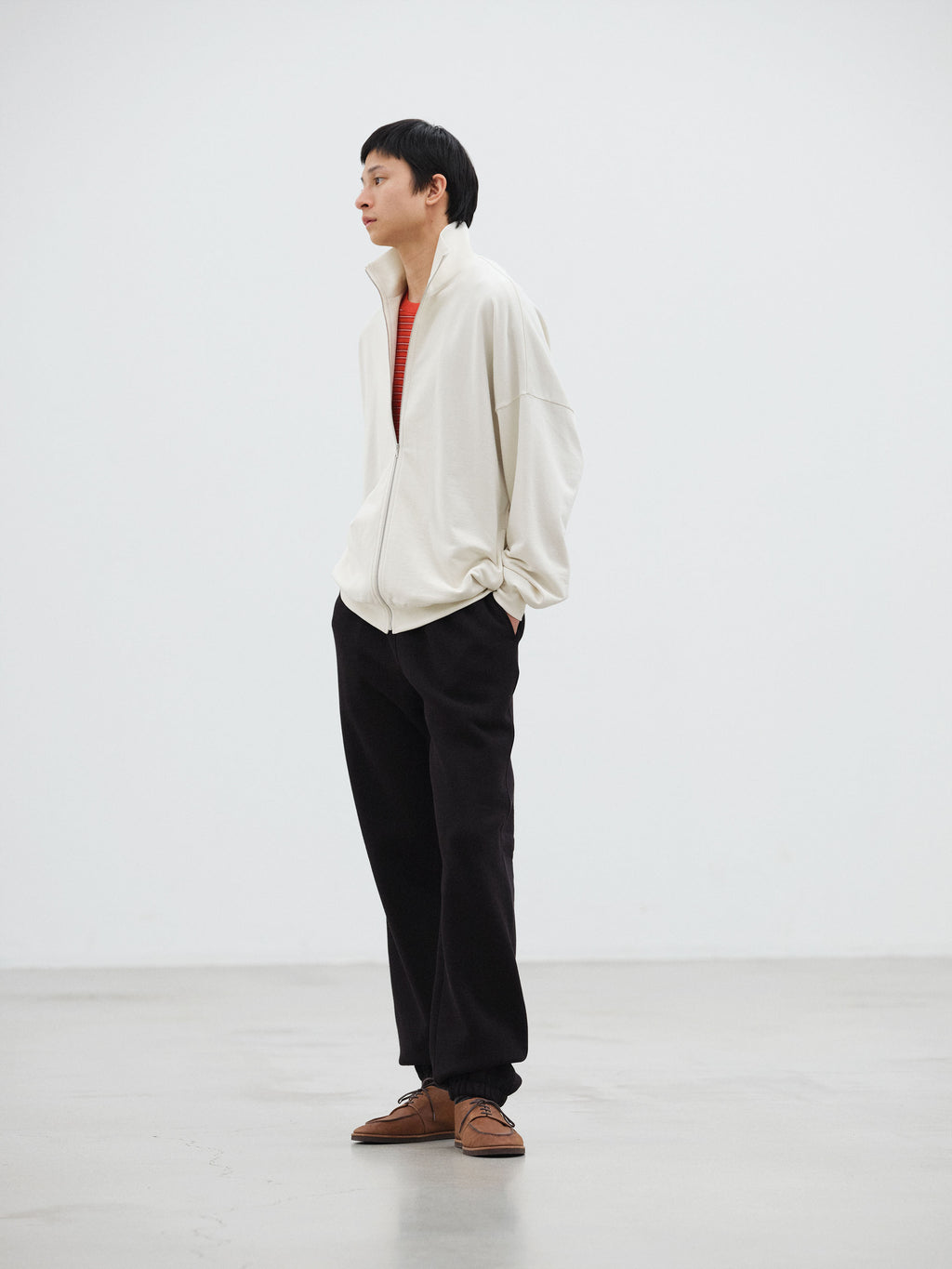 SUPER HIGH GAUGE SWEAT ZIP BLOUSON