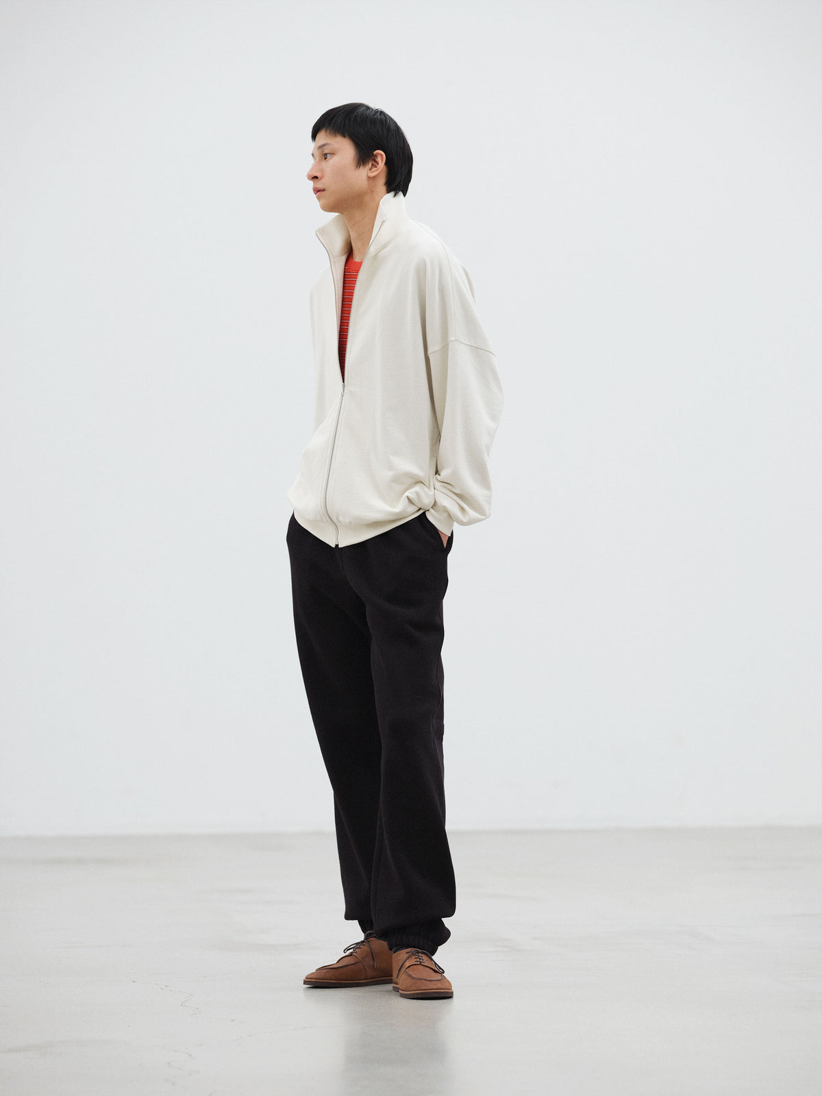 SUPER HIGH GAUGE SWEAT ZIP BLOUSON