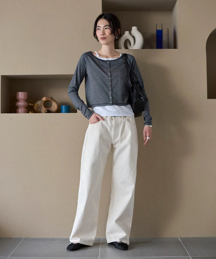 [February 12, 12:00 Release] Layered Set Top / Striped Cardigan & Camisole