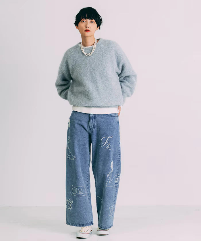 Fluffy Knit Pullover