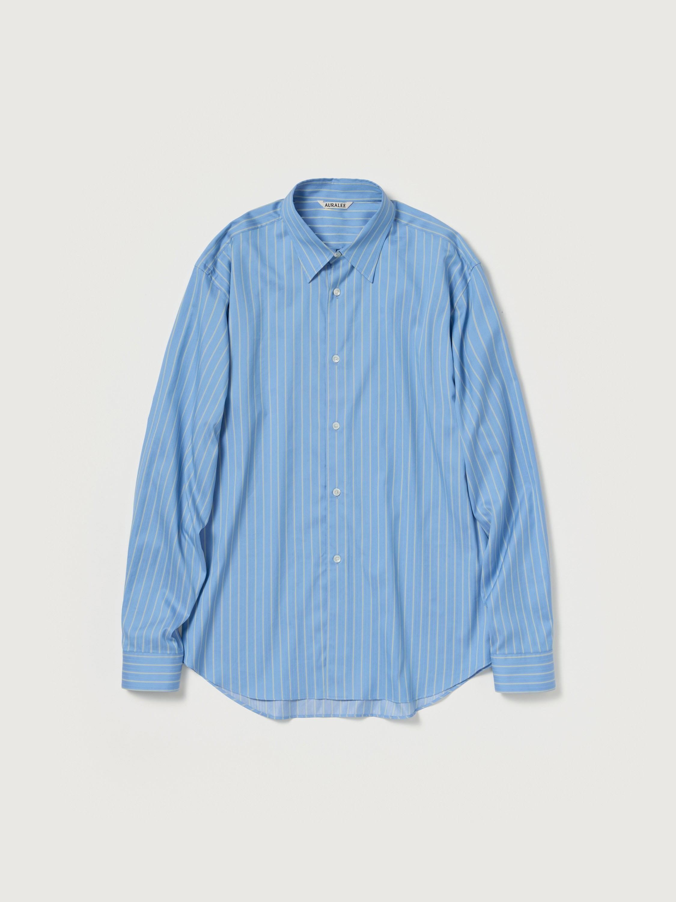 COTTON SILK STRIPE SHIRT