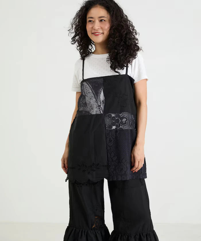 Remake Vintage Lace Patchwork Camisole