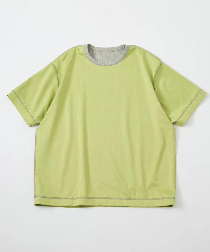 Relaxed Fit Reversible Cardboard Short Sleeve T-Shirt / Color Design